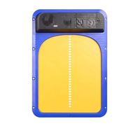 Automatic Chicken Coop Door Light Sensor Farm Henhouse Cage Chicken Door Automatic Opener Outdoor Chicken Accessories Gate Easy To Use(Blue yellow)