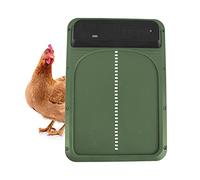 Automatic Chicken Coop Door Opener,Auto Chicken House Door with Light Sensor,Battery Powered Chicken Door for Small Poultry,Waterproof Electric Chicken Gate Opener for Safe Chicken Rearing (Green)