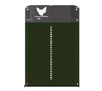 Automatic Chicken Coop Door Opener Battery Powered Light Sense Control Waterproof Pet Flap Accessories Upgrade ABS House Gate Safe Reliable(Green)