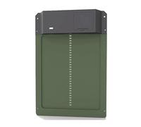 Automatic Chicken Coop Door Opener Battery Powered Light Sense Control Waterproof Pet Flap Accessories Upgrade ABS House Gate Safe Reliable(Green unmarked)