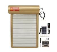 Automatic Chicken Coop Door Poultry Auto Clear Time Display Button Programming Iron Sheet Metal And Plastic For Farm Easy To Use(Gold)