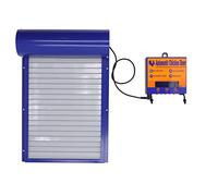 Automatic Chicken Coop Door with Timer, 14.6 X 9.7in Rolling Curtain Door Battery Powered Opener Protects Poultry