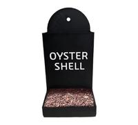 Automatic Chicken Feeder - Capacity Galvanised Poultry Feeder with Lid, Poultry Water Bucket Feeding Container with Clips - Hick Feeder Nayent Proof Chicken Feeder Connection for Bucket