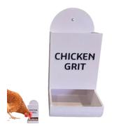 Automatic Chicken Feeder - Capacity Galvanised Poultry Feeder with Lid, Poultry Water Bucket Feeding Container with Clips - Hick Feeder Nayent Proof Chicken Feeder Connection for Bucket