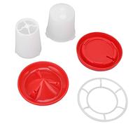 Automatic Chicken Feeder & Chick Waterer for Poultry, Poultry Feeder and Waterer Combo Set with Sleeve Design