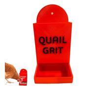 Automatic Chicken Feeder, Weatherproof Outdoor Chicken Coop Food Dispenser, Wall Mounted Poultry Feeder, GravityNo Waste Animal Grit Dispenser, for Chickens, Ducks, Gooses, Turkeys
