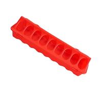 Automatic Chicken Feeders Bucket Poultry Double Row Hole Shape Ground For Consistent Feed Supply Outdoor Chicken Coops