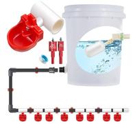 Automatic Chicken Water Cups, Chicken Water Feeder,1/2" PVC Tee Fittings and Other Parts for Chicken, Turkey, Duck, Pigeon, Quail Feeding and Watering