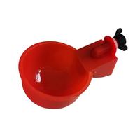 Automatic Chicken Water Dispenser - 5 Pieces Chicken Cups for Water - Poultry Water Dispenser Set, Chicken Water Cup, Poultry Drinking Bowl for Chickens, Ducks, Birds, Turkeys etc
