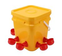 Automatic Chicken Waterer Cup, Poultry Watering Cup Handheld Poultry Drinking Equipemnt with 12l Handheld Barrel for Chicken Goose Duck (-3111230182716)