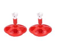 Automatic Chicken Waterer Poultry Waterer Chicken Water Feeder Durable Efficient Hydration for Chickens Ducks Geese PP Material G3/4 Round Pipe 2 Pack