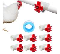 Automatic Chicken Watering Cups,Auto Chick Waterer Feeder | Poultry Water Cup Poultry Fountains & Waterers for Geese, Turkeys, Quails And Bunny