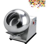 Automatic Chocolate Sugar Coating Machine Pan with Tablet Coating Function for Nuts Peanuts, Commercial Candy Panning Coater for Confectionery, Bakery, and Chocolate Making
