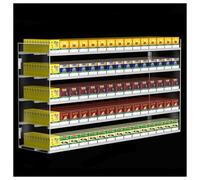 Automatic Cigarette Display Shelves 5-Layer Tobacco Pusher Tray Rack for Retail Stores Wall-Mounted/Desktop Installation 15 Columns Efficient Cigarette