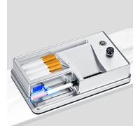 Automatic Cigarette Rolling Machine with Intelligent Sensing and Material Tightness Adjustment, Electric Operation with Built-in Cigarette Case