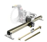 Automatic Circular Saw Track Guide 150 cm-300 cm, 150W Pure Copper Motor, Remote-Control Push, Heavy-Duty Aluminum Alloy Linear Rail Guide, for Doorway Cutting & Wall Grooving, Without The Saw 250cm