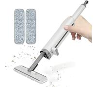 Automatic Cleaning Mop - Hands Free Floor Cleaner, 3 i n 1 Rotatable Squeeze Mop System, High Absorbent Microfiber Pads Kit | Hand Free Floor Cleaner for Home Kitchen Bathroom Use