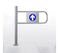 Automatic Closing Metal Swing Gate - 100Cm Safety Gate For Supermarkets, Warehouses, Libraries & Public Spaces - Durable, Universal Design For Shopping Malls & High Traffic Areas,Leftdoor,100*100cm