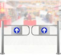 Automatic Closing Safety Door Device, Durable Entrance and Exit Control for Pedestrian Access at Stores, Yards, Warehouses