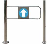 Automatic Closing Safety Gate for Pedestrians - Ideal for Supermarket Entrances, Libraries, Warehouses - Secure, Easy to Install, Space-Saving Design