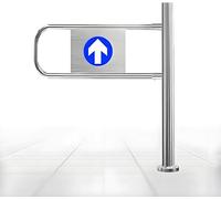 Automatic Closing Safety Gate, Self-Closing One-Way Door with Built-In Spring for Secure Access in Libraries and Stores