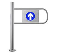 Automatic Closing Safety Swing Gate, 1-Way Design for Commercial and Public Access Control in Warehouses, Libraries, and Supermarkets