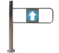 Automatic Closing Security Swing Door, One-Way Entry for Supermarkets, Factories, Schools -, Safe, Easy Access Solution for Controlled Entry and Exit.