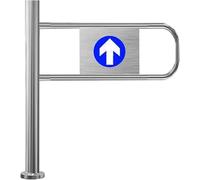 Automatic Closing Swing Gate for Supermarkets & Libraries, 90° Spring Safety Barrier, Entry Security Gate, 65 x 100 cm, Perfect for Shopping Malls & Public Spaces