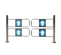 Automatic Closing Swing Gate with Manual Brake, Ideal for Supermarket Warehouse Library Store Entrance Security