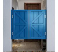 Automatic Closing Swinging Door with Wooden Design for Interior Doorways and Kitchens