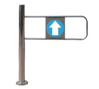 Automatic Closing Universal Metal Safety Gate For Supermarkets, Warehouses, Libraries & Stores - Secure Your Space With Easy Access Control Silver-l 60x97cm