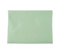 Automatic Closure Makeup Pouches PU Leather Cosmetic Carry Case with Spacious Interior for Lipsticks Skincare Auto-Shut Makeup Bag PU Leather Travel Cosmetic Organize with Multiple Pockets