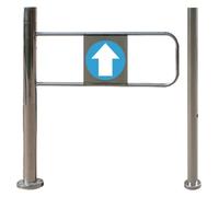 Automatic CNG Safe Swing Gate - 90° Opening Metal Barrier for Markets Parks & Scenic Stores - Secure Easy Access Solution for Enhanced Safety
