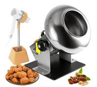 Automatic Coater 1-3kg/Time Chocolate Coating Polishing Machine, Mini Commercial Chocolate Panning Machine, Chocolate Coating Machine, 40x30x42cm