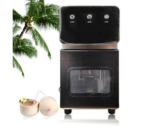 Automatic Coconut Opener Machine, 500W Electric Coconut Opening Machine, 20S Quick Cut/One Click Start/Visual Window, 6/7/8cm Opening Diameter, Commercial Coconut Opener, for Stalls Fruit Shops 8mm