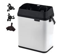 Automatic Coffee Grounds Cleaner, 150W Machine with Scrapers and Brush Head, Cleaning Kit for 51mm & 58mm Portafilters, Efficient Knock Box Cleaning
