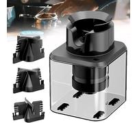 Automatic Coffee Grounds Cleaner for Espresso Machines, 3 Types of Arc Brush Heads, Fast 5s Clean, Portafilter Cleaner for Home, Cafes, Restaurants, Bar