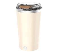 Automatic Coffee Mug with Magnetic Stirrer - Coffee Mixing Mug with Lid | Portable Water Cup 400ml Automatic Coffee Mug with Magnetic Stirrer for Milk and