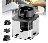 Automatic Coffee Portafilter Cleaner, Electric Portafilter Cleaning Machine with 3 Brushes, Fit 58mm Powder Bowls, 5s Fast Cleaning, Embedded or Desktop Installation, for Coffee Shops