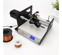 Automatic Coil Winder, 900RPM Winding Machine with Auto-Wire Alignment & 0.01mm Precision, Works with 20-46 AWG Wire for Coils, Fishing Lines & Silk Threading