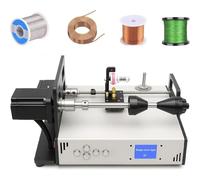 Automatic coil winding machine, 120-900 rpm automatic winding wire machine with lcd screen, cable tube amplifier winding machine, for fishing line winder,enameled wire(0.02mm-1.0mm)