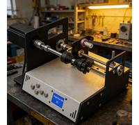 Automatic Coil Winding Machine CNC Wire Winder 0.01mm Precision 120-900 RPM Adjustable Speed 2.3Nm Torque for Transformer Choke Tube Amp Coils