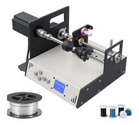 Automatic Coil Winding Machine, Electric Cable Wiring Machine with LCD Screen, Industrial Grade Tape Fishing Line Winder, Adjustable Speed and Direction, for Coils, Fishing Lines