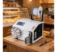 Automatic Coil Winding Machine, Electric Tying Tool, 1 Second/Sealing, LCD Display, Bundle Diameter 5-30mm, For Power Cords, Hanger & Bread Bag