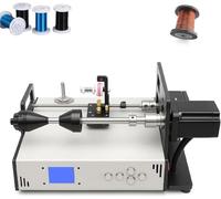 Automatic Coil Winding Machine, Industrial Grade Toroidal Winder for Transformers, Data Cable Tie Wind Equipment for Solder, Nylon, Fishing Line