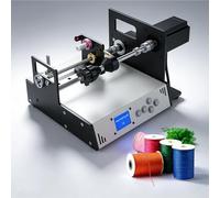 Automatic Coil Winding Machine with CNC Programmable Control for Industrial Harnesses and Crafting Applications