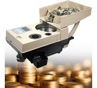 Automatic Coin Counter Machine - Fast Electronic Sorting for GBP Sterling - Counts Up to 1200 Coins/Minute - Ideal for Home and Office Use
