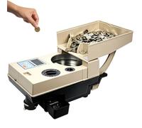 Automatic Coin Sorter Counter Machine - High Speed Coin Sorting with Smart Control Panel, Adjustable Diameter & Thickness, 2000 Coins Tray, Ideal for Businesses and Banks