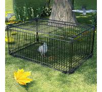Automatic Collection Bird Trap with 4 Entries, Entry Only No Exit Design for Pigeons, Parrots, Crows and Other Birds, 40 * 70 * 26cm