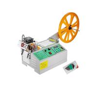 Automatic Computer Cloth Tape Cutting Machine Hot and Cold Knife Magic Sticker Tube Zipper Heat Shrink Elastic Cutter Tool for Beginners DIY